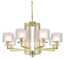 Подвесная люстра Newport ALEXANDRA 4408+1/C mat.gold