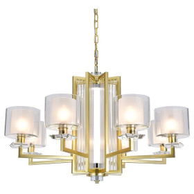 Подвесная люстра Newport ALEXANDRA 4408+1/C mat.gold