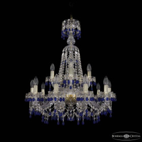 Подвесная люстра Bohemia Ivele Crystal 1410 1410/10+5/240/XL-80 G V3001