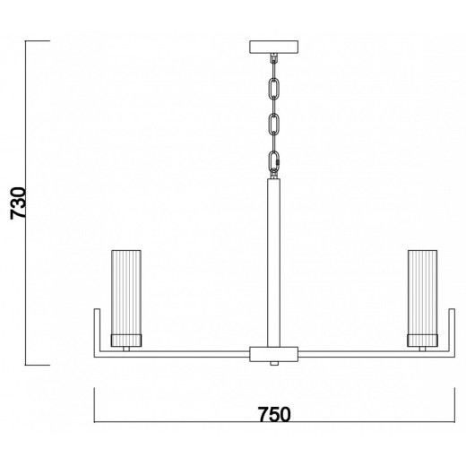 Подвесная люстра Freya Adeline FR5214PL-08CH