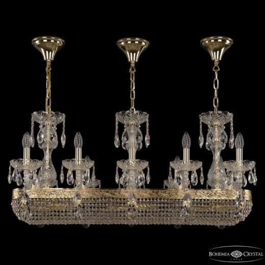 Подвесная люстра Bohemia Ivele Crystal 1452 1452/10/195/1000 G