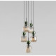 Подвесная люстра TK Lighting Sophia Green Cognac 11149 Sophia Green Cognac