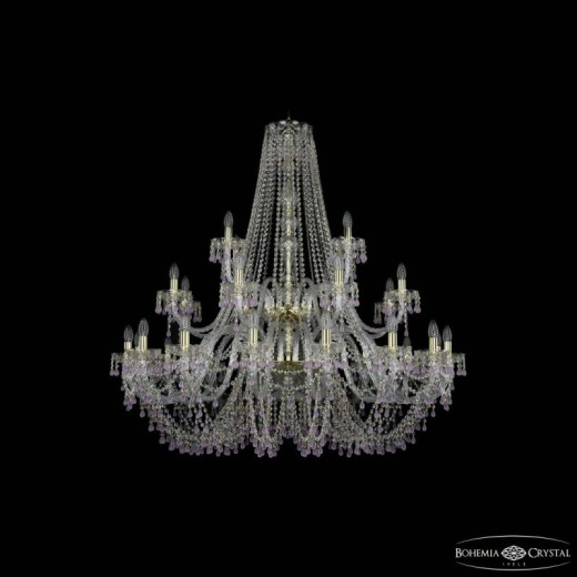 Подвесная люстра Bohemia Ivele Crystal 1410 1410/16+8+4/460/2d G V7010