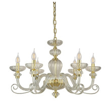 Подвесная люстра Newport ANNETTE 8626/C mat.soft gold clear