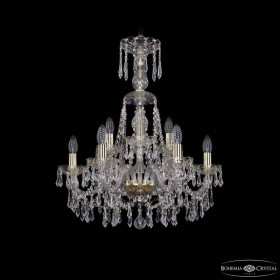 Подвесная люстра Bohemia Ivele Crystal 1403 1403/6+3/195/XL-65 G