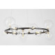 Подвесная люстра LUMINA DECO MERIDO LDP 7033-15 BK+CL