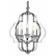 Подвесная люстра LUMINA DECO Cesaro LDP 17078-8 CHR