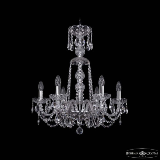 Подвесная люстра Bohemia Ivele Crystal 1402 1402/6/195/XL-64 Ni