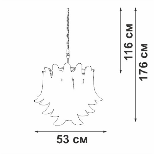 Подвесная люстра Vitaluce V5860 V5860-8/6