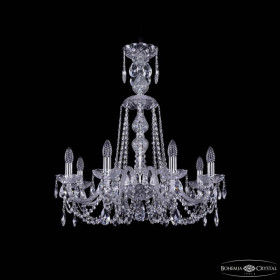 Подвесная люстра Bohemia Ivele Crystal 1402 1402/8/240/XL-73 Ni