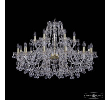 Подвесная люстра Bohemia Ivele Crystal 1409 1409/12+6/360 G