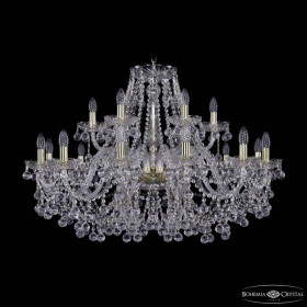 Подвесная люстра Bohemia Ivele Crystal 1409 1409/12+6/360 G