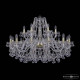 Подвесная люстра Bohemia Ivele Crystal 1409 1409/12+6/360 G