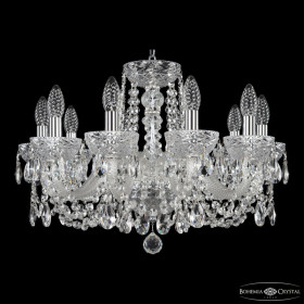 Подвесная люстра Bohemia Ivele Crystal 5402 5402/10/195 Ni Clear/M-1F