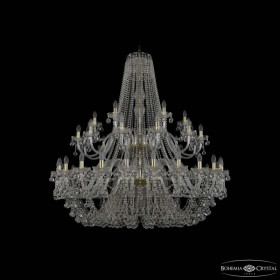 Подвесная люстра Bohemia Ivele Crystal 1409 1409/24+12+6/530/2d G