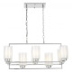 Подвесная люстра LUMINA DECO Lino LDP 1239-8 CHR