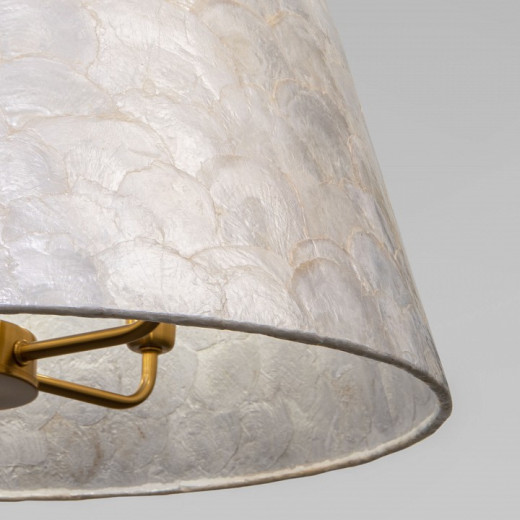 Подвесная люстра Eurosvet  101013/5 латунь/перламутр Smart