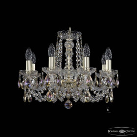 Подвесная люстра Bohemia Ivele Crystal 1402 1402/8/160 G K801
