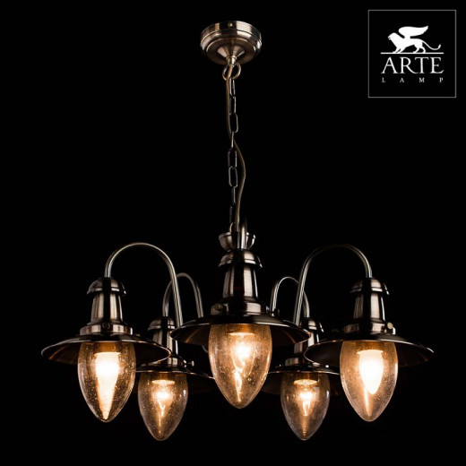 Подвесная люстра Arte Lamp Fisherman A5518LM-5AB