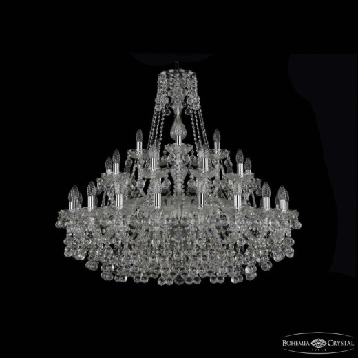 Подвесная люстра Bohemia Ivele Crystal 1409 1409/20+10+5/360 Ni