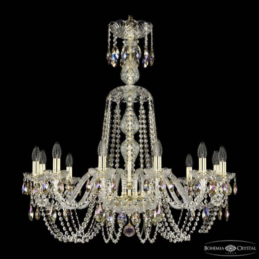 Подвесная люстра Bohemia Ivele Crystal 1402 1402/12/300/XL-90 G K801