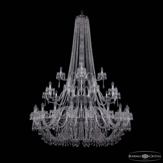 Подвесная люстра Bohemia Ivele Crystal 1403 1403/20+10+5/530/h-203/3d Ni