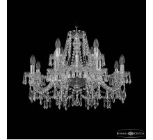 Подвесная люстра Bohemia Ivele Crystal 1403 1403/8+4/240 Ni