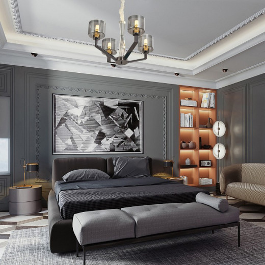 Подвесная люстра Arte Milano Neapolis-72307 272307/4 BN