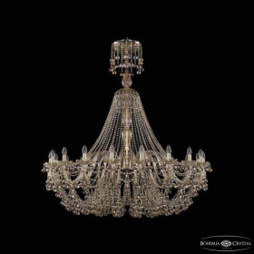 Подвесная люстра Bohemia Ivele Crystal 1409 1409/20/530/XL-160 G M801