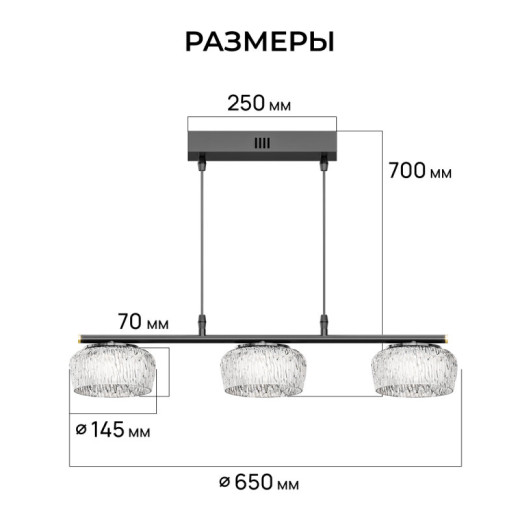 Подвесная люстра Apeyron Electrics  16-220