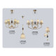 Подвесная люстра Ambrella Light LH LH75401