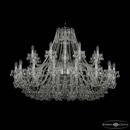 Подвесная люстра Bohemia Ivele Crystal 1409 1409/16+8/460 Ni