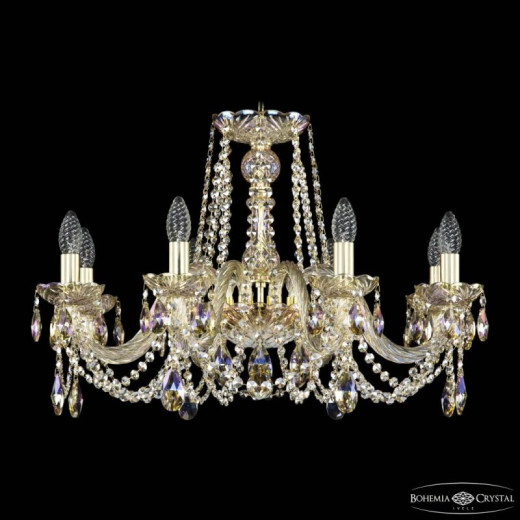 Подвесная люстра Bohemia Ivele Crystal 1402 1402/8/240 G M801