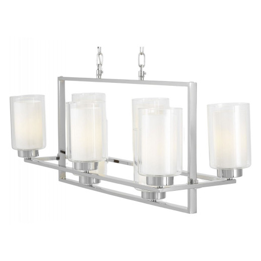 Подвесная люстра LUMINA DECO Lino LDP 1239-8 CHR