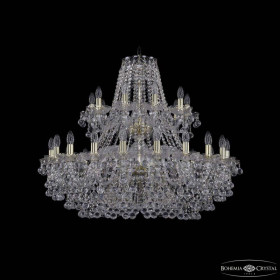 Подвесная люстра Bohemia Ivele Crystal 1409 1409/20+10/360/2d G