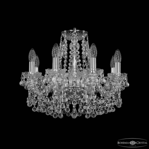 Подвесная люстра Bohemia Ivele Crystal 1409 1409/8/160 Ni
