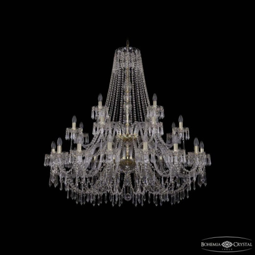Подвесная люстра Bohemia Ivele Crystal 1403 1403/16+8+4/460/2d G