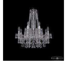 Подвесная люстра Bohemia Ivele Crystal 1403 1403/8+4/195/h-60 Ni