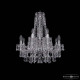 Подвесная люстра Bohemia Ivele Crystal 1403 1403/8+4/195/h-60 Ni