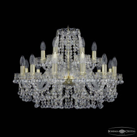 Подвесная люстра Bohemia Ivele Crystal 1409 1409/12+6/240 G