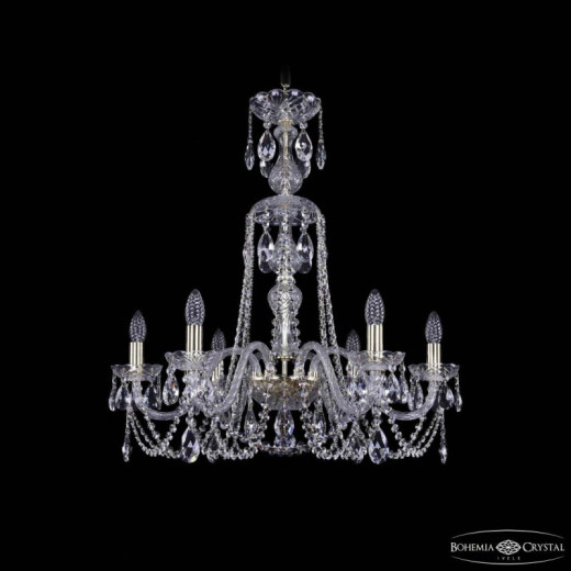 Подвесная люстра Bohemia Ivele Crystal 1402 1402/6/240/XL-73 G