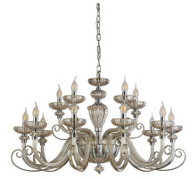 Подвесная люстра Newport ANNETTE 8620+5/C chrome cognac