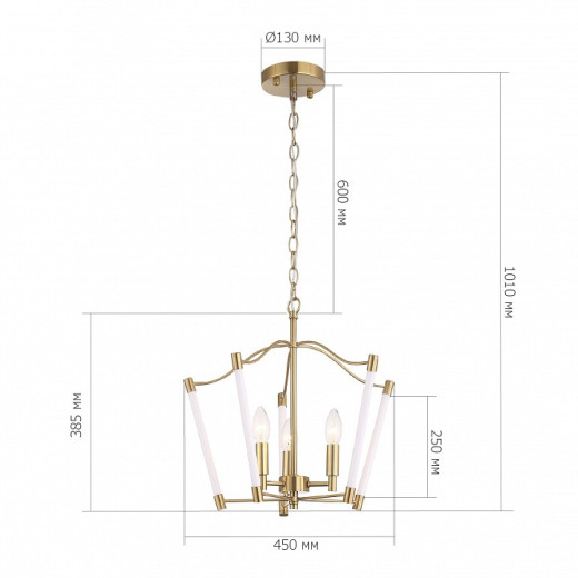 Подвесная люстра ST-Luce BRASS SL1406.303.03