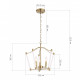 Подвесная люстра ST-Luce BRASS SL1406.303.03