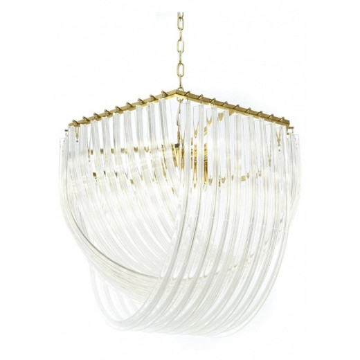 Подвесная люстра LUMINA DECO Weddini LDP 6001-600 GD+CL