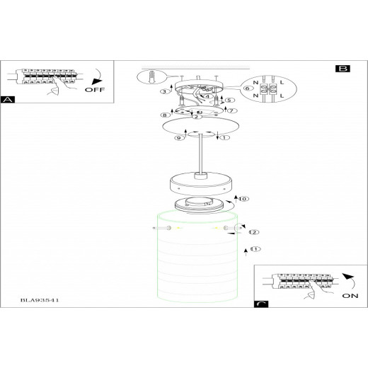 Подвесной светильник Eglo Olvero 93541