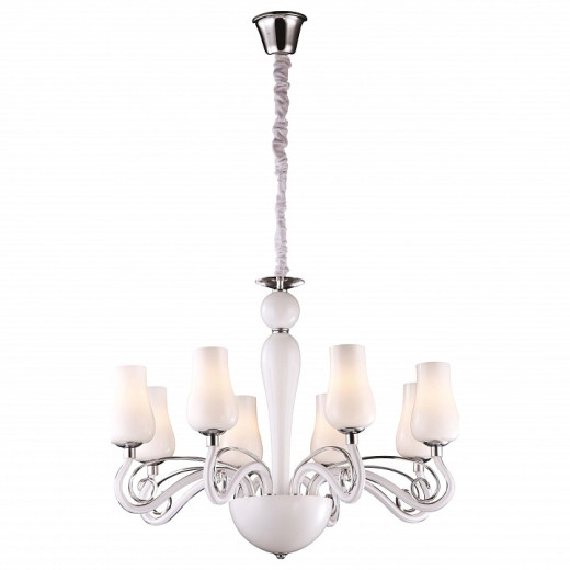 Подвесная люстра Arte Lamp Biancaneve A8110LM-8WH