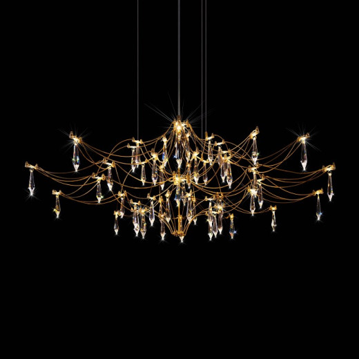 Подвесная люстра Loft it Mira 10587/1000 Gold Asfour