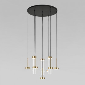 Подвесная люстра Eurosvet Quarzo 301102 LED латунь