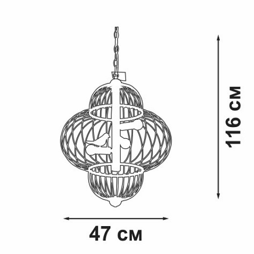 Подвесная люстра Vitaluce V3061 V3061-8/3